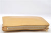 Authentic LOUIS VUITTON Vernis Lexington Hand Bag Pouch Yellow M91010 LV 7154C