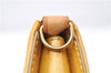 Authentic LOUIS VUITTON Vernis Lexington Hand Bag Pouch Yellow M91010 LV 7154C