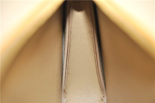 Authentic LOUIS VUITTON Vernis Lexington Hand Bag Pouch Yellow M91010 LV 7154C