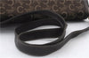 Authentic CELINE C Macadam Blason Shoulder Bag Purse Canvas Leather Brown 7155C