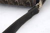 Authentic CELINE C Macadam Blason Shoulder Bag Purse Canvas Leather Brown 7155C