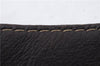 Authentic CELINE C Macadam Blason Shoulder Bag Purse Canvas Leather Brown 7155C