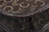 Authentic CELINE C Macadam Blason Shoulder Bag Purse Canvas Leather Brown 7155C