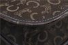 Authentic CELINE C Macadam Blason Shoulder Bag Purse Canvas Leather Brown 7155C