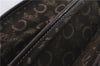 Authentic CELINE C Macadam Blason Shoulder Bag Purse Canvas Leather Brown 7155C