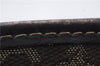 Authentic CELINE C Macadam Blason Shoulder Bag Purse Canvas Leather Brown 7155C