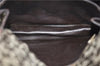 Authentic CELINE C Macadam Blason Shoulder Bag Purse Canvas Leather Brown 7155C