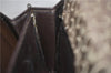 Authentic CELINE C Macadam Blason Shoulder Bag Purse Canvas Leather Brown 7155C