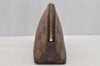 Authentic Louis Vuitton Damier Pochette Cosmetic PM Pouch N47516 LV 7155I