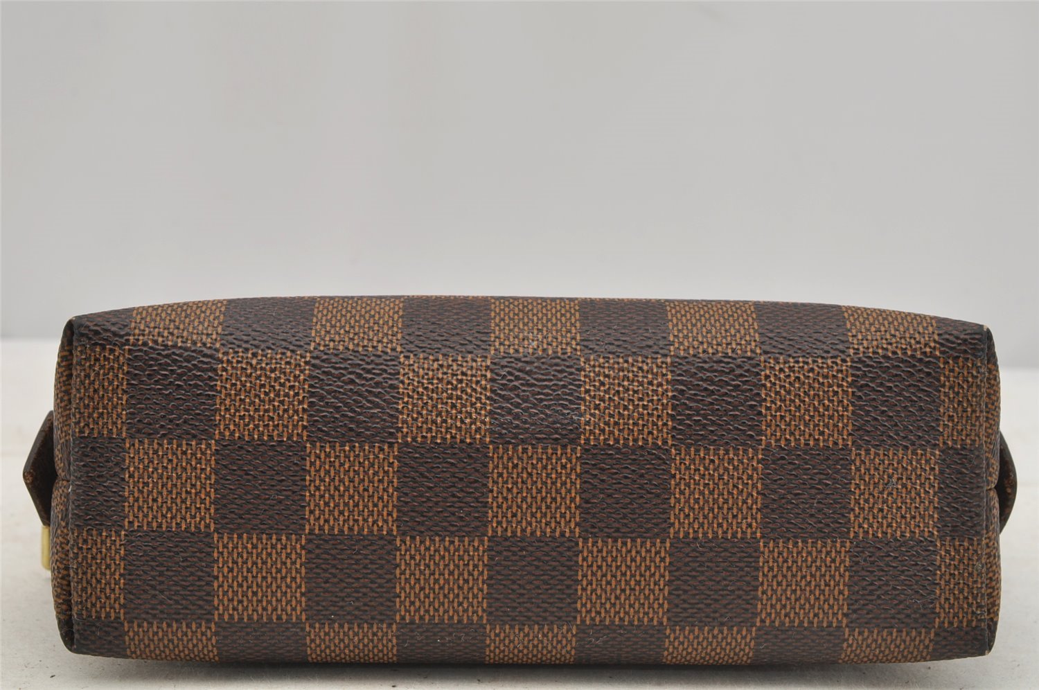 Authentic Louis Vuitton Damier Pochette Cosmetic PM Pouch N47516 LV 7155I