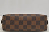 Authentic Louis Vuitton Damier Pochette Cosmetic PM Pouch N47516 LV 7155I
