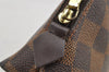 Authentic Louis Vuitton Damier Pochette Cosmetic PM Pouch N47516 LV 7155I