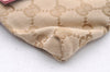 Authentic GUCCI Sherry Line Waist Body Bag GG Canvas Leather 162962 Beige 7156I