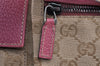 Authentic GUCCI Sherry Line Waist Body Bag GG Canvas Leather 162962 Beige 7156I