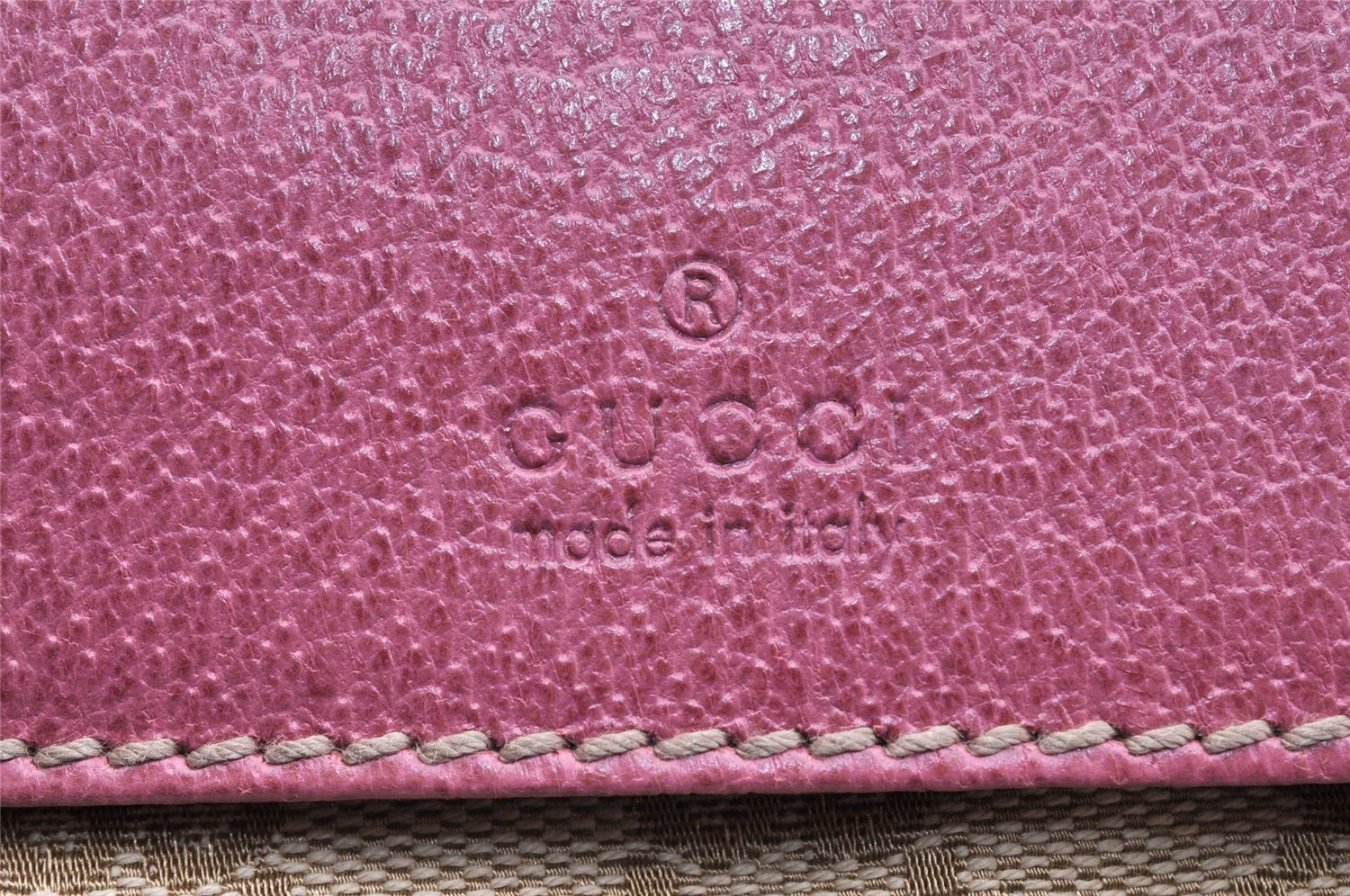 Authentic GUCCI Sherry Line Waist Body Bag GG Canvas Leather 162962 Beige 7156I