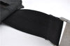 Authentic GUCCI Waist Body Bum Bag Purse GG Canvas Leather 28566 Black 7157E