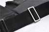 Authentic GUCCI Waist Body Bum Bag Purse GG Canvas Leather 28566 Black 7157E