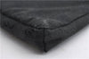 Authentic GUCCI Waist Body Bum Bag Purse GG Canvas Leather 28566 Black 7157E