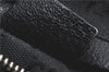 Authentic GUCCI Waist Body Bum Bag Purse GG Canvas Leather 28566 Black 7157E