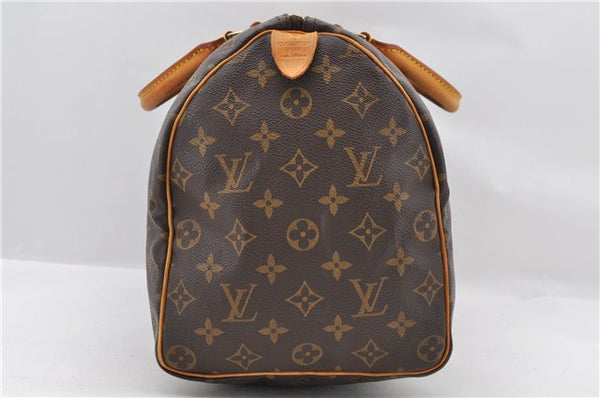 Authentic LOUIS VUITTON Monogram Speedy 35 Hand Bag Purse M41524 LV 7158C