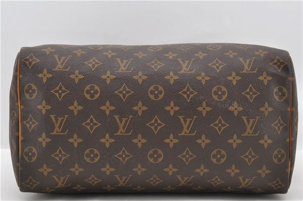 Authentic LOUIS VUITTON Monogram Speedy 35 Hand Bag Purse M41524 LV 7158C