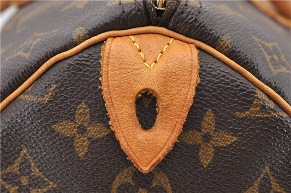 Authentic LOUIS VUITTON Monogram Speedy 35 Hand Bag Purse M41524 LV 7158C