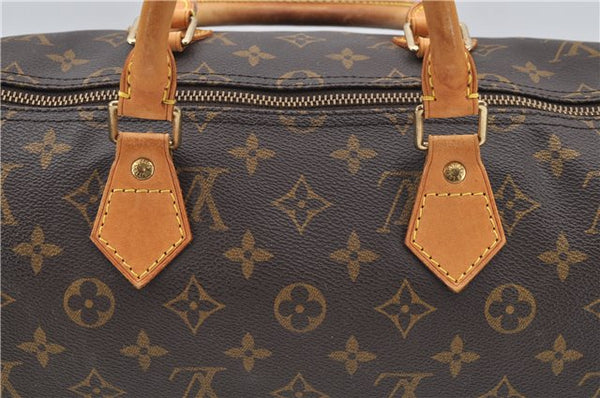 Authentic LOUIS VUITTON Monogram Speedy 35 Hand Bag Purse M41524 LV 7158C