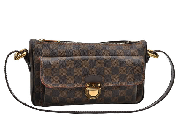 Auth Louis Vuitton Damier Ravello GM Shoulder Cross Body Bag N60006 LV 7158D