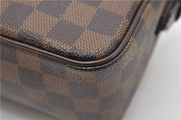 Auth Louis Vuitton Damier Ravello GM Shoulder Cross Body Bag N60006 LV 7158D