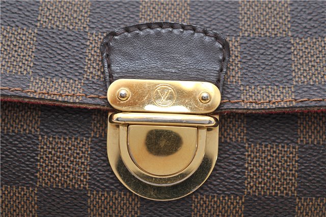 Auth Louis Vuitton Damier Ravello GM Shoulder Cross Body Bag N60006 LV 7158D