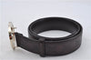 Authentic GUCCI Guccissima Belt GG Leather Size 85cm 33.5" 114876 Brown 7158E