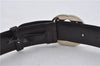 Authentic GUCCI Guccissima Belt GG Leather Size 85cm 33.5" 114876 Brown 7158E