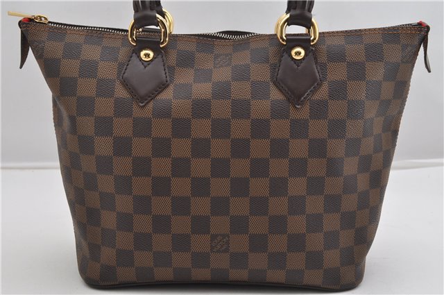 Authentic Louis Vuitton Damier Saleya PM Shoulder Tote Bag N51183 LV 7158F