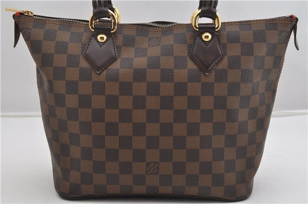 Authentic Louis Vuitton Damier Saleya PM Shoulder Tote Bag N51183 LV 7158F
