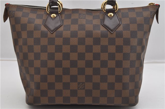Authentic Louis Vuitton Damier Saleya PM Shoulder Tote Bag N51183 LV 7158F