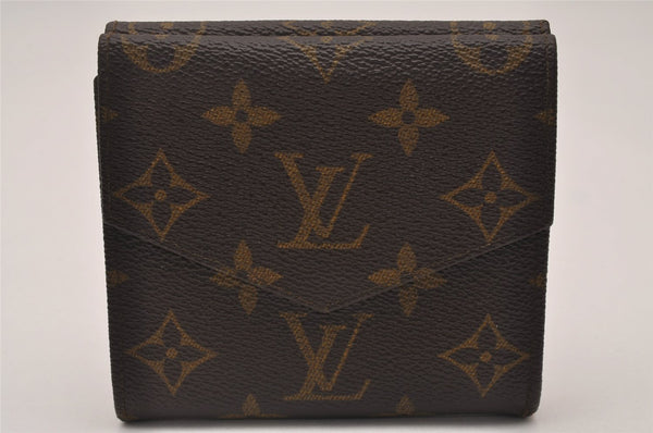 Authentic Louis Vuitton Monogram Porte Monnaie Billets Wallet M61660 LV 7158I
