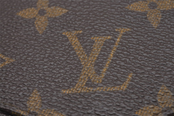 Authentic Louis Vuitton Monogram Porte Monnaie Billets Wallet M61660 LV 7158I