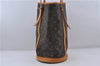 Authentic LOUIS VUITTON Monogram Bucket GM Shoulder Bag M42236 LV 7159C