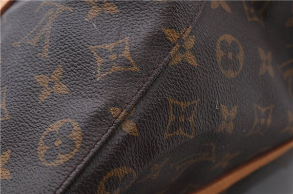 Authentic LOUIS VUITTON Monogram Bucket GM Shoulder Bag M42236 LV 7159C