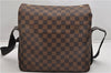 Authentic Louis Vuitton Damier Naviglio Shoulder Cross Body Bag N45255 LV 7159F