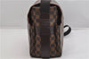 Authentic Louis Vuitton Damier Naviglio Shoulder Cross Body Bag N45255 LV 7159F
