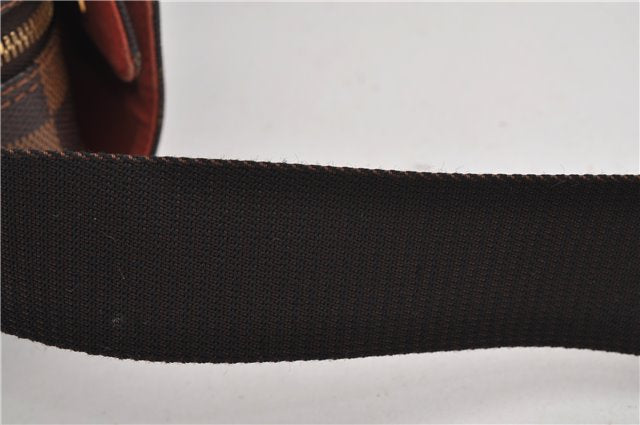 Authentic Louis Vuitton Damier Naviglio Shoulder Cross Body Bag N45255 LV 7159F