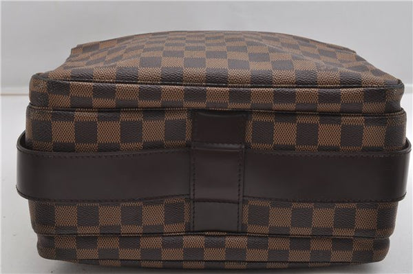 Authentic Louis Vuitton Damier Naviglio Shoulder Cross Body Bag N45255 LV 7159F