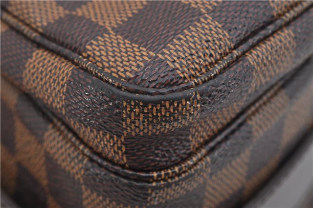 Authentic Louis Vuitton Damier Naviglio Shoulder Cross Body Bag N45255 LV 7159F