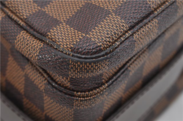 Authentic Louis Vuitton Damier Naviglio Shoulder Cross Body Bag N45255 LV 7159F