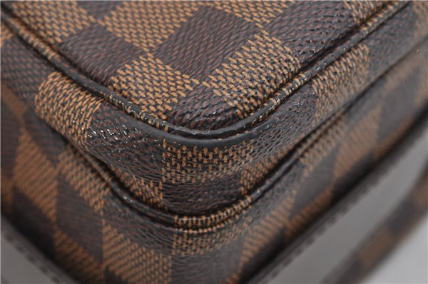 Authentic Louis Vuitton Damier Naviglio Shoulder Cross Body Bag N45255 LV 7159F