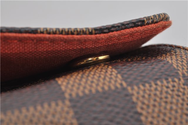 Authentic Louis Vuitton Damier Naviglio Shoulder Cross Body Bag N45255 LV 7159F