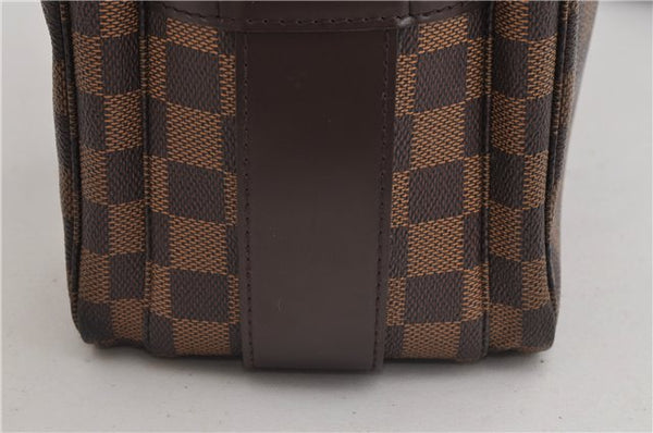 Authentic Louis Vuitton Damier Naviglio Shoulder Cross Body Bag N45255 LV 7159F