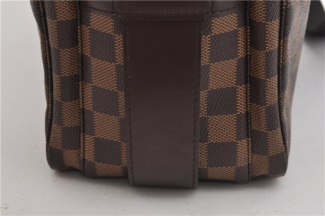 Authentic Louis Vuitton Damier Naviglio Shoulder Cross Body Bag N45255 LV 7159F