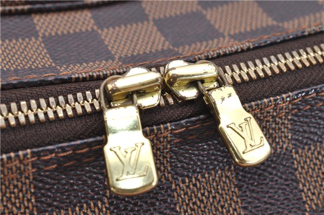 Authentic Louis Vuitton Damier Naviglio Shoulder Cross Body Bag N45255 LV 7159F